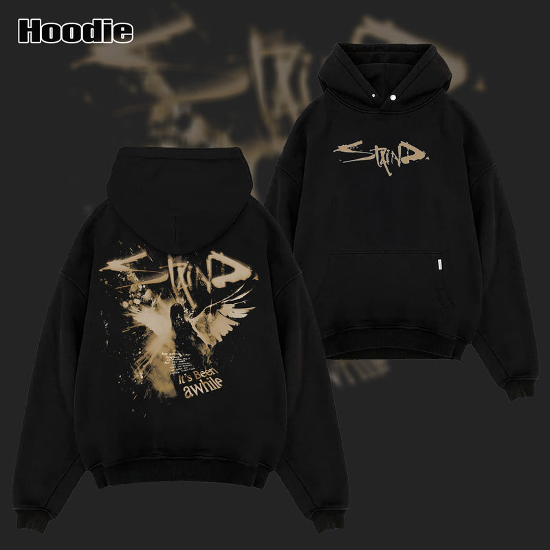 Retro Staind Band Angel Wings T-shirt & Hoodie