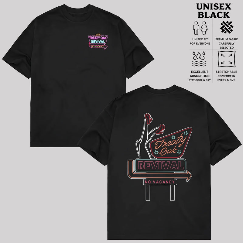 ReTro Treaty Oak Revival Band No Vacancy Double Sided T-Shirt & Hoodie