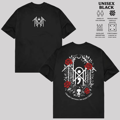 Sleep Token Red Rose Skull Sigil Graphic T-Shirt & Hoodie
