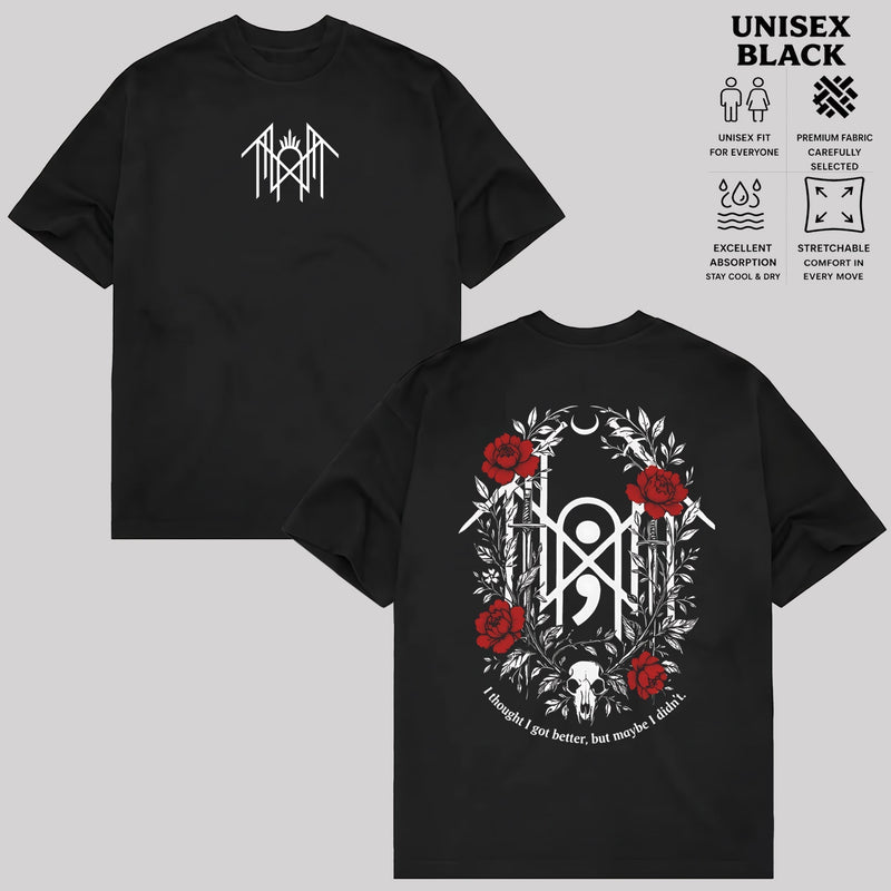 Sleep Token Red Rose Skull Sigil Graphic T-Shirt & Hoodie