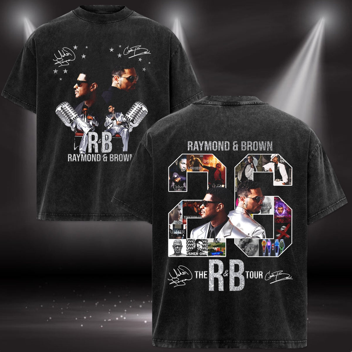 Vintage Concert Style The R&B Tour 2026 Raymond & Brown T-Shirt, Hoodie