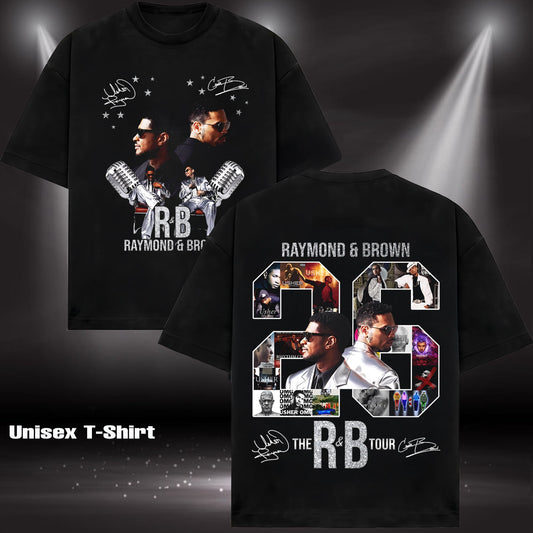Vintage Concert Style The R&B Tour 2026 Raymond & Brown T-Shirt, Hoodie