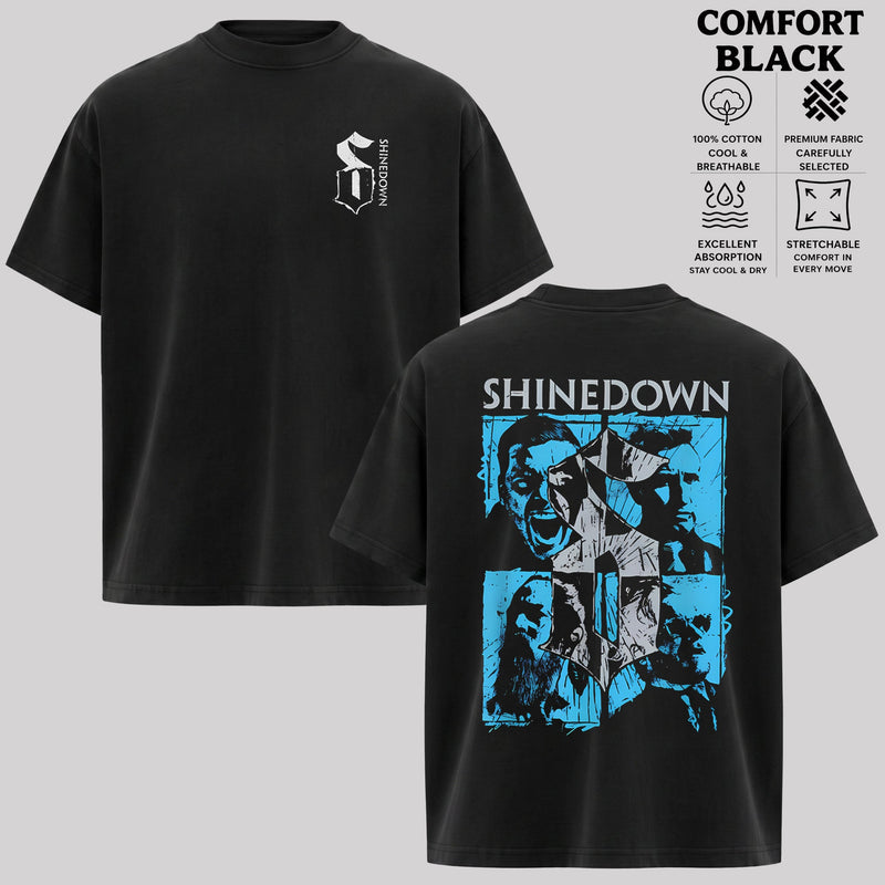 Shinedown Band Quadrant Rock Band T-Shirt, Hoodie