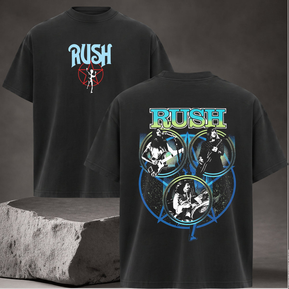 Vintage Rush and the band's 2026 tour Rock Band T-Shirt & Hoodie