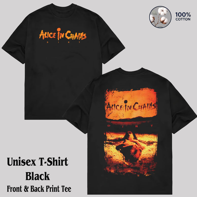 Vintage 90's Alice in Chains Dirt Band T-Shirt, Hoodie
