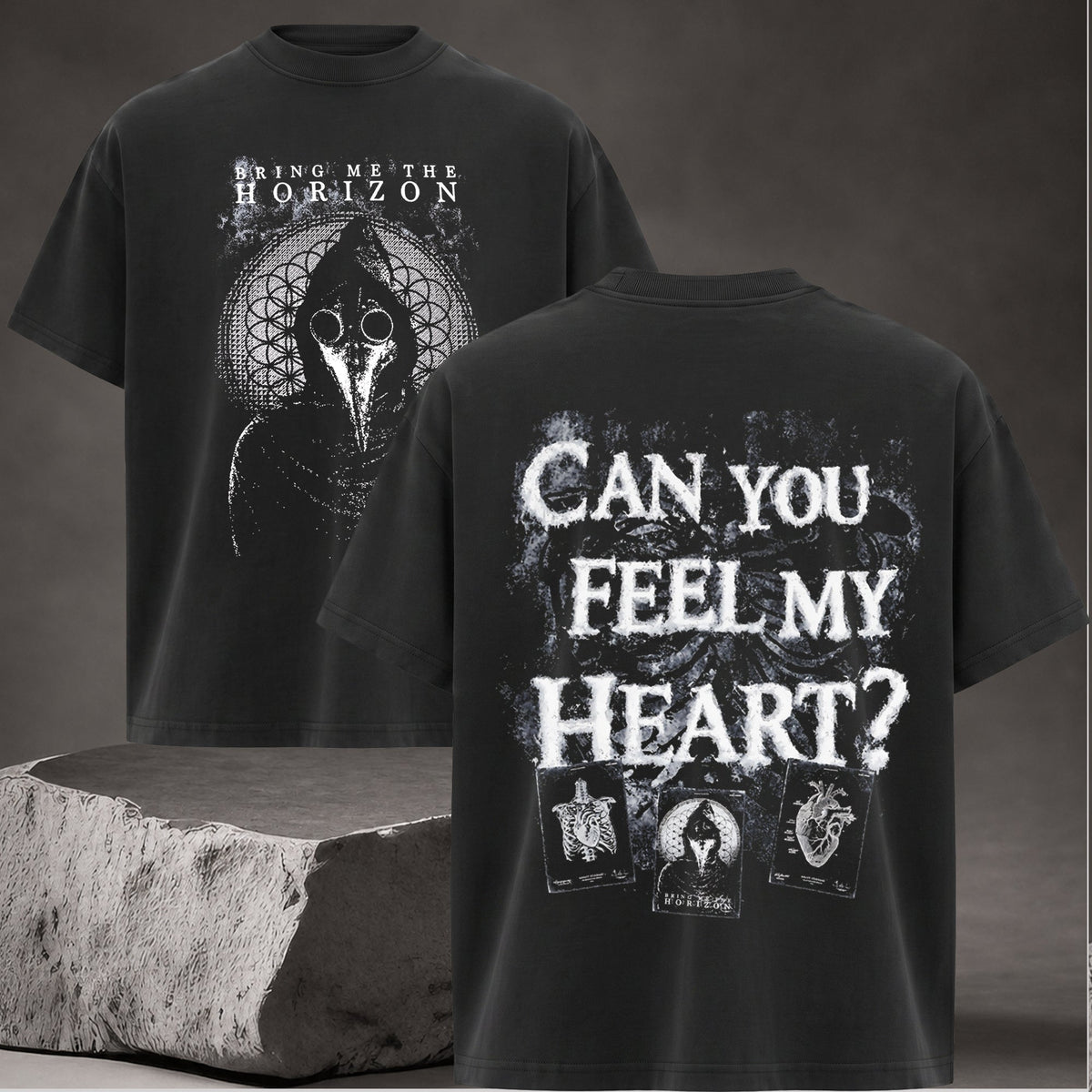 Vintage Retro BMTH Can You Feel My Heart? T-Shirt & Hoodie