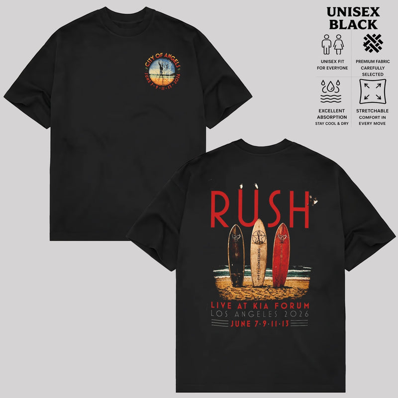Rush Los Angeles 2026 Tour Shirt & Hoodie