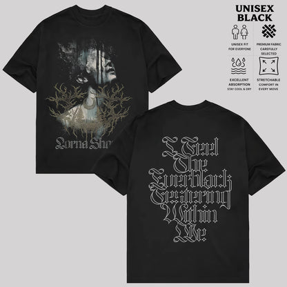 Lorna Shore Pain Remains Graphic T-Shirt Gothic Deathcore Band Tee