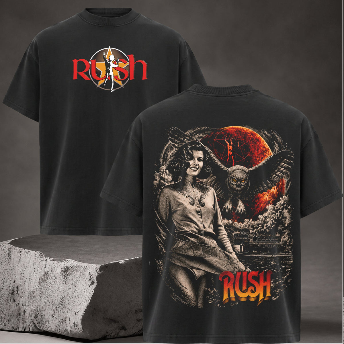 Rush "Fifty-Something" Anniversary Graphic T-Shirt, Hoodie