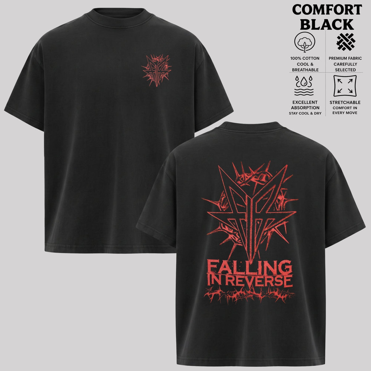Vintage Falling In Reverse Thorns T-Shirt & hoodie