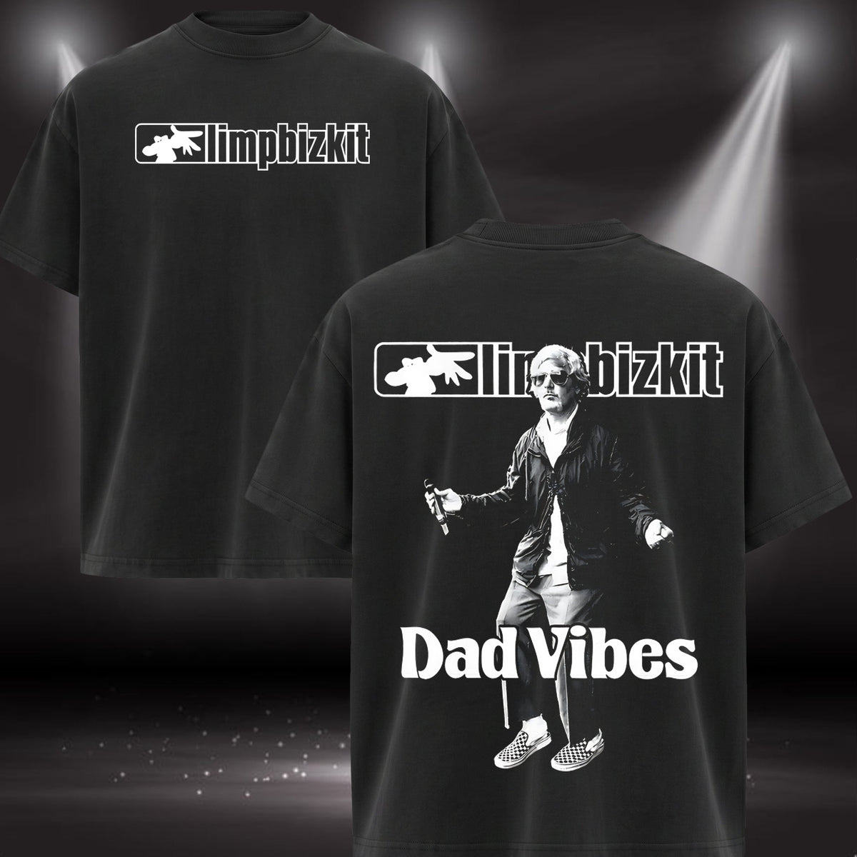 Retro Limp Bizkit "Dad Vibes" Rock Band T-Shirt, Hoodie