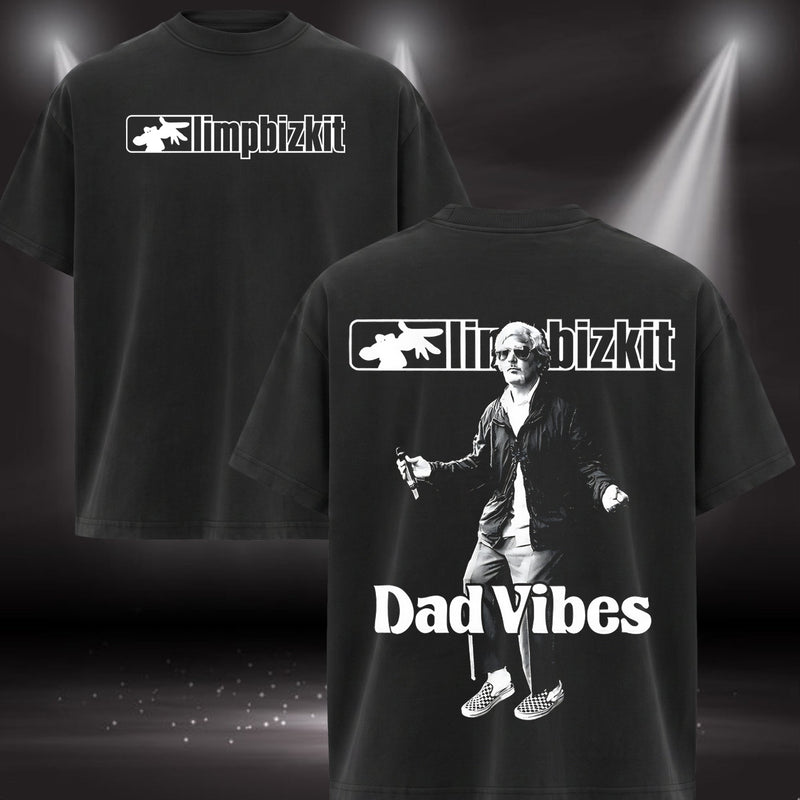 Retro Limp Bizkit "Dad Vibes" Rock Band T-Shirt, Hoodie
