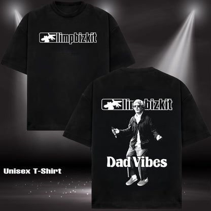 Retro Limp Bizkit "Dad Vibes" Rock Band T-Shirt, Hoodie