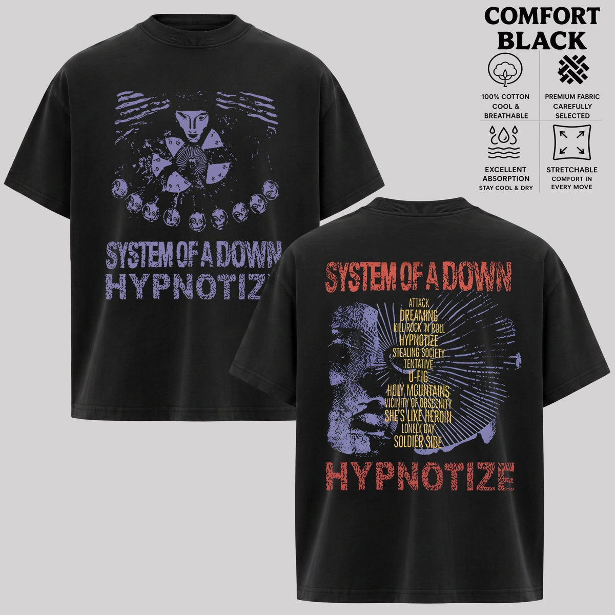 System Of A Down Hypnotize Album T-Shirtt & Hoodie