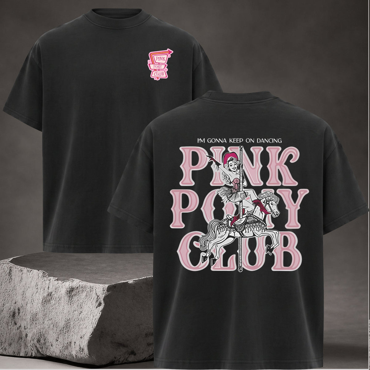 Vintage Pink Pony Club dance-pop new Album 2026 Shirt Band Graphic Tee