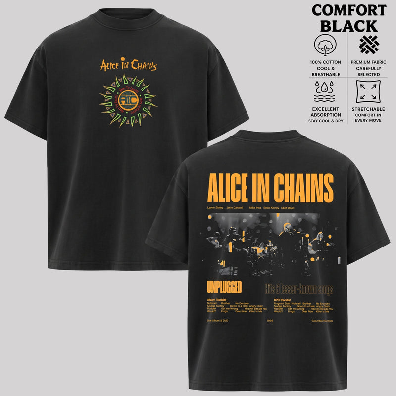 Retro Alice In Chains Heavy Metal Band T-Shirt & Hoodie