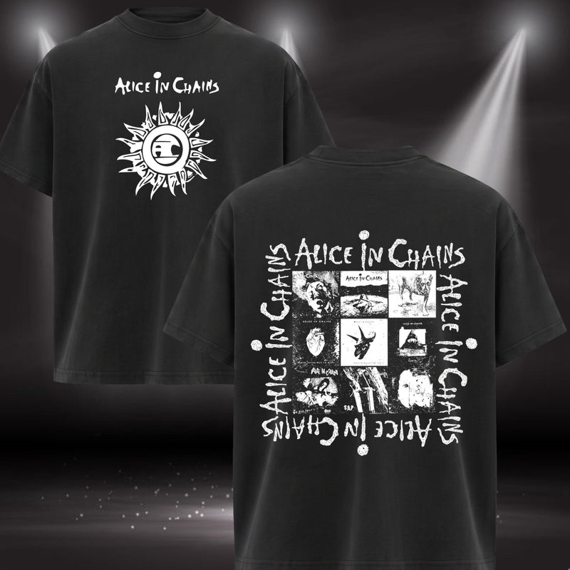 Retro 90s Vintage Album Covers Alice In Chains T-Shirt, Hoodie