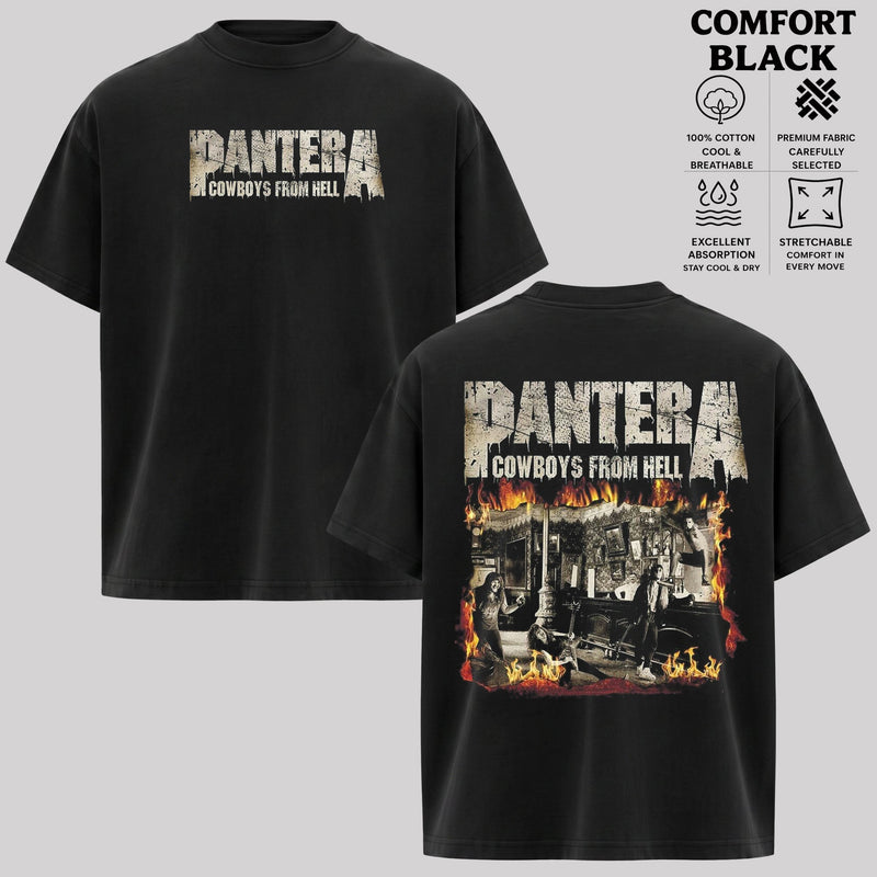 Pantera Double Sided Cowboys From Hell T-Shirt & Hoodie