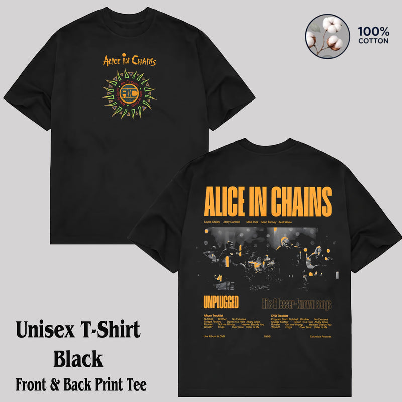Vintage Album Alice In Chains Band Rock Band T-Shirt, Hoodie