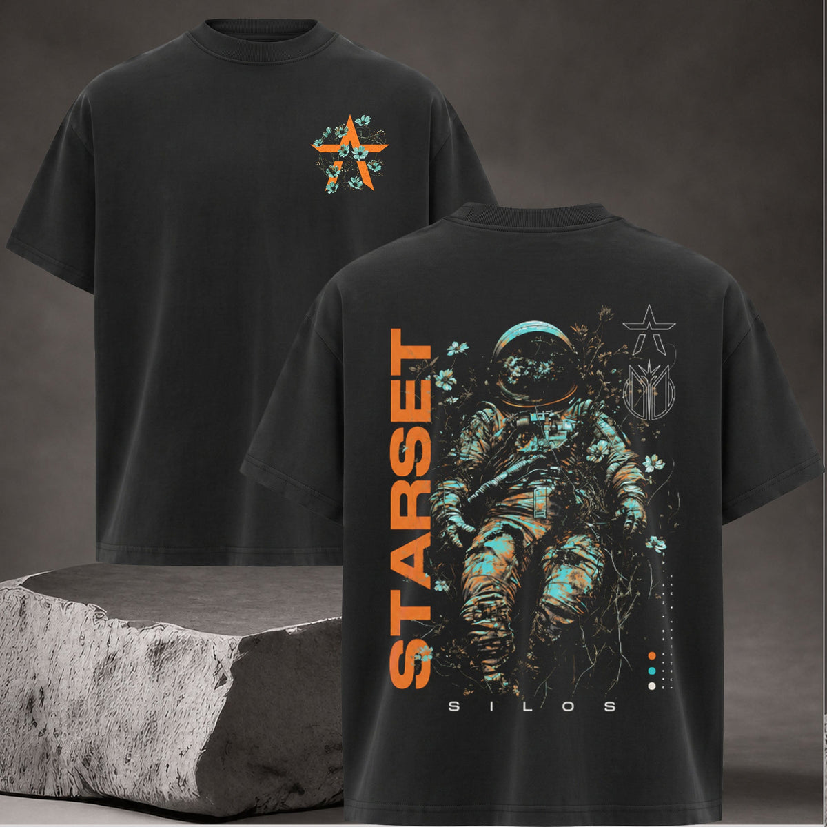 Vintage STARSET Rock Band Graphic Tee Shirt