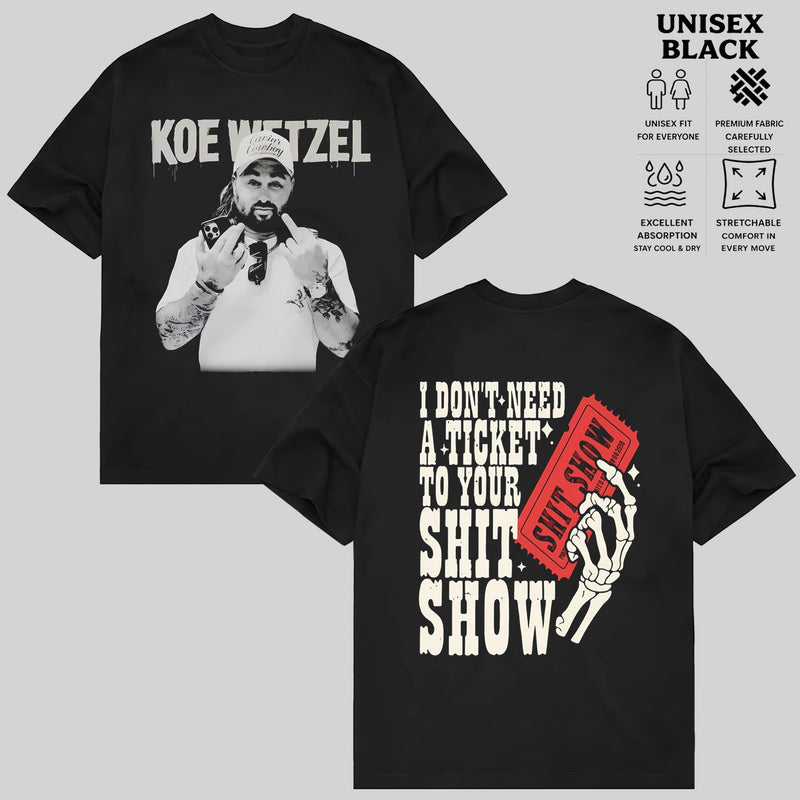 Koe Wetzel Country Music Graphic T-Shirt & Hoodie