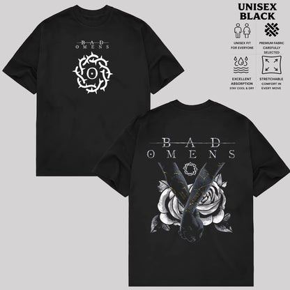 Retro Bad Omens Merch Bad Omens American Metalcore Band T Shirt & Hoodie
