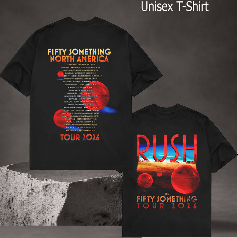 Retro Rush Spheres Tour Tee 2026 Rock Band T-Shirt & Hoodie