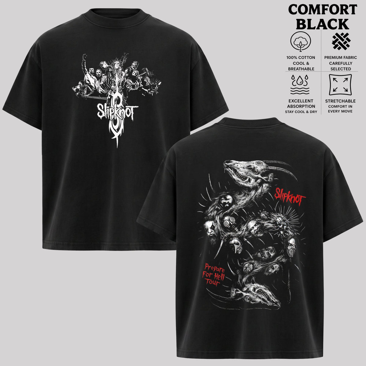 Vintage Camiseta Slipknot Hell Tour T-shirt & hoodie