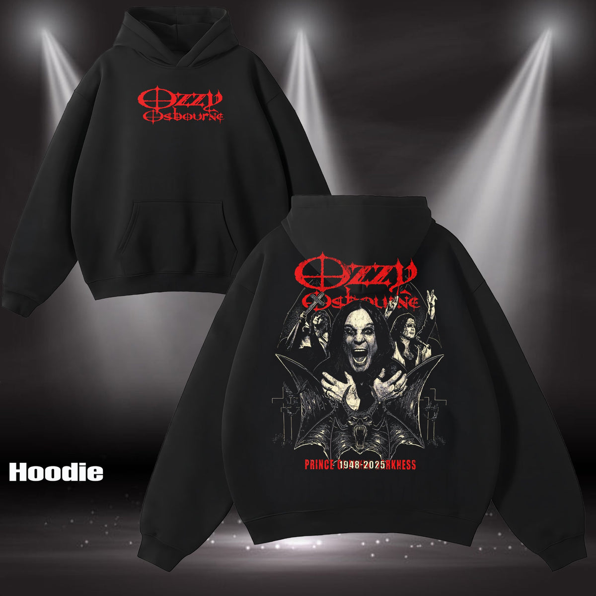 Ozzy Osbourne Middle Finger Graphic T-Shirt, Hoodie